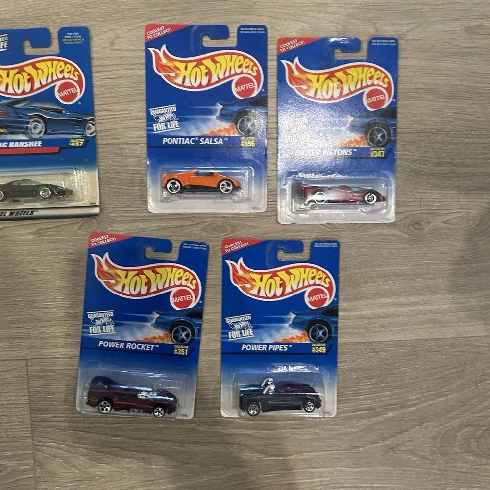 Hot Wheels Lot Of 5 Pontiac And Power Cars Diecast 1:64 NIB
